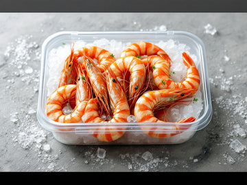 Jumbo Tiger Prawns - Live-Frozen Pack fresh product image without printed package numbers