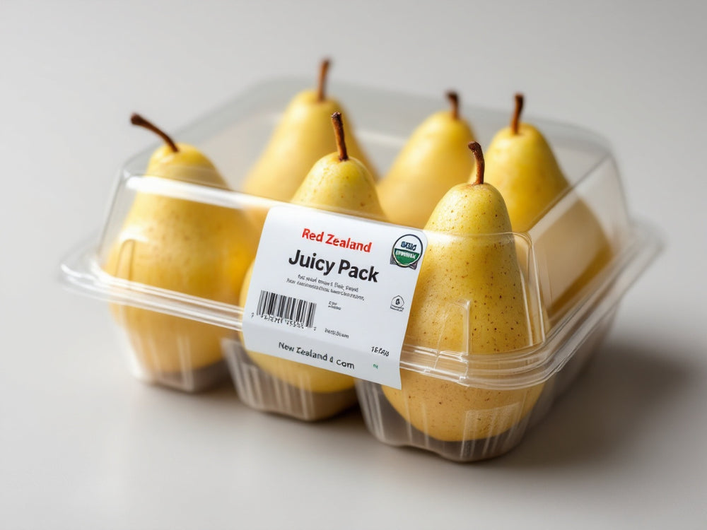 New Zealand Red Pears - Juicy Pack fresh product image without printed package numbers
