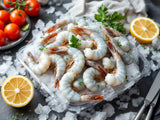 Raw Peeled Shrimp - 2lb Value Bag fresh product image without printed package numbers