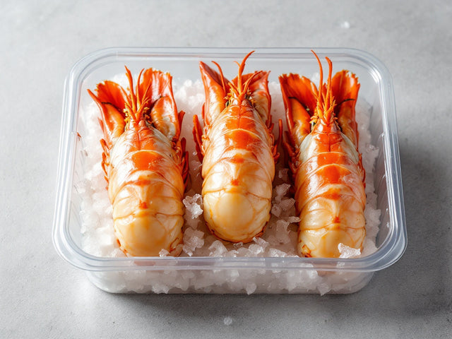 Wild-Caught Cold Water Lobster Tails - 4ct fresh product image without printed package numbers