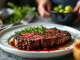 Grain-Fed Beef Tomahawk Steak fresh product image without printed package numbers