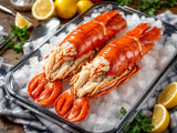 Wild-Caught Cold Water Lobster Tails - 4ct fresh product image without printed package numbers