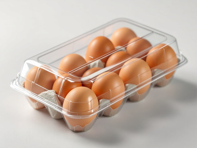 High-Protein Brown Eggs - 10ct Carton fresh product image without printed package numbers