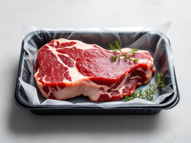 Grain-Fed Beef Tomahawk Steak fresh product image without printed package numbers