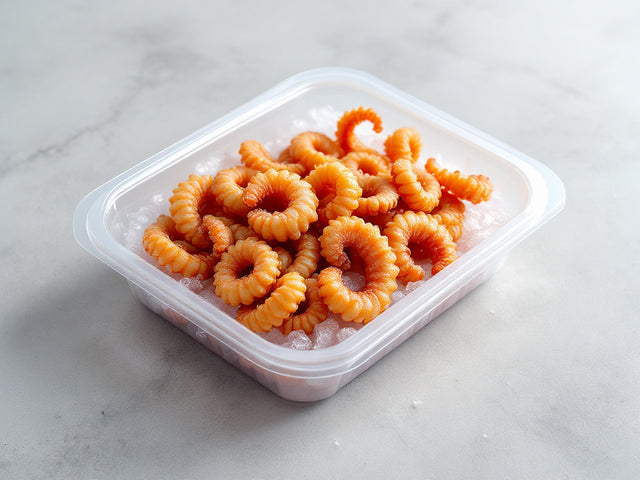 Crispy Octopus Tentacle Bites - 6pc Tray fresh product image without printed package numbers