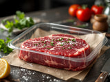 Choice Angus New York Strip Tray fresh product image without printed package numbers